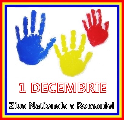 Confectionam felicitare personalizata de 1 Decembrie Ziua Nationala a Romaniei